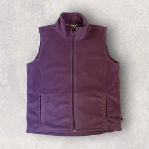 Women’s Woolrich Fleece Purple Vest